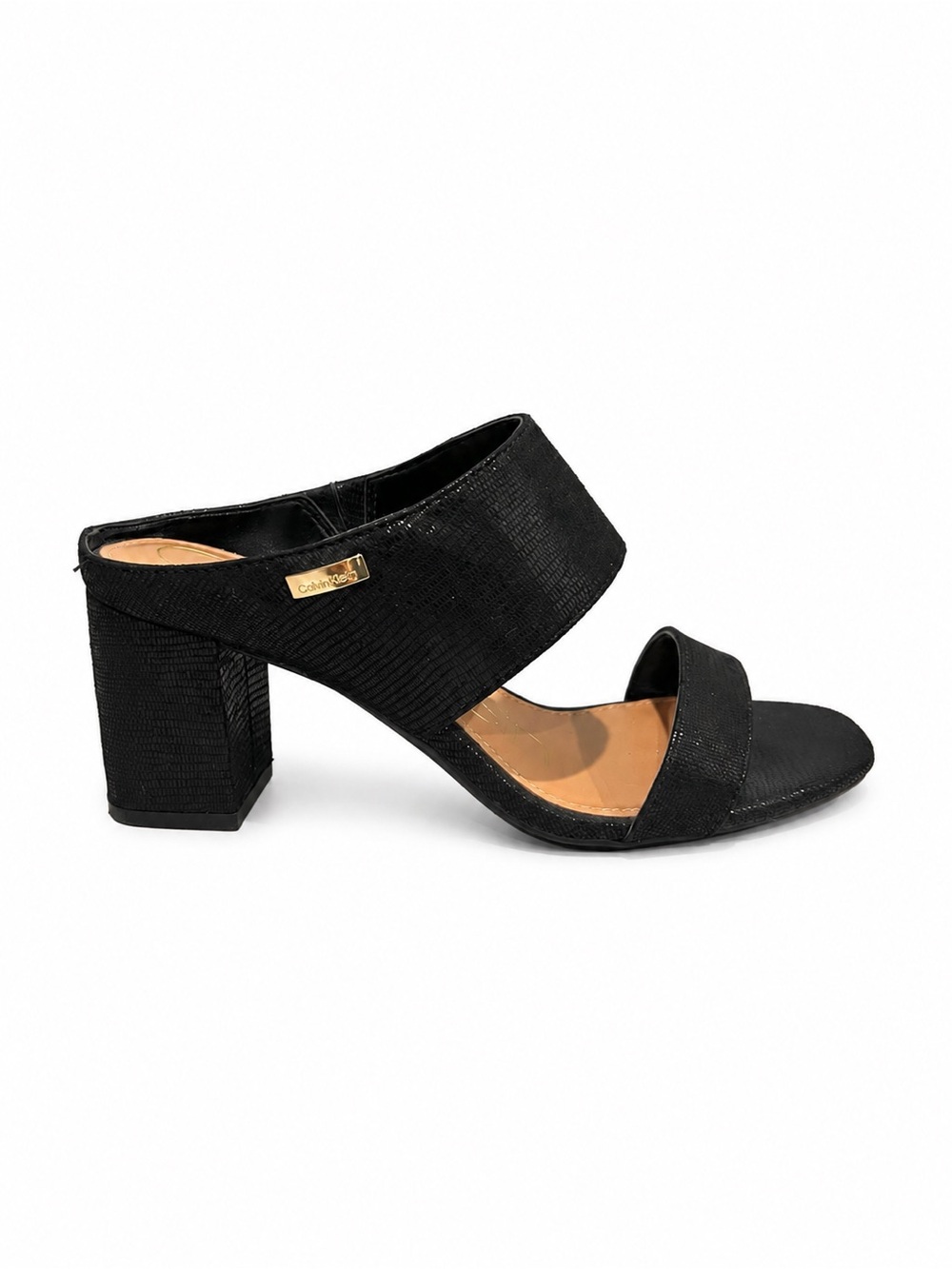 Calvin Klein Cirella Block Heel Mule Sandals Women’s Size 5.5